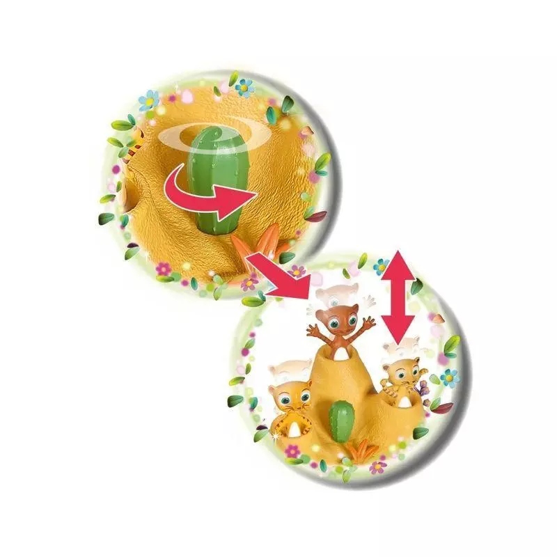 Wissper Świat Pustyni Zestaw figurek + 3 surykatki Marka Simba