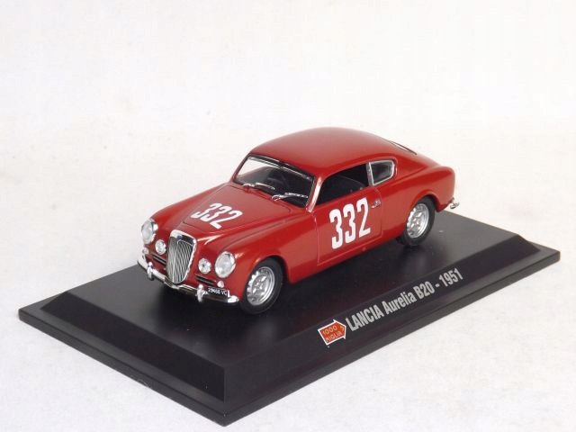 Lancia Aurelia B20 1951 No.332 1000 Miglia 1:43