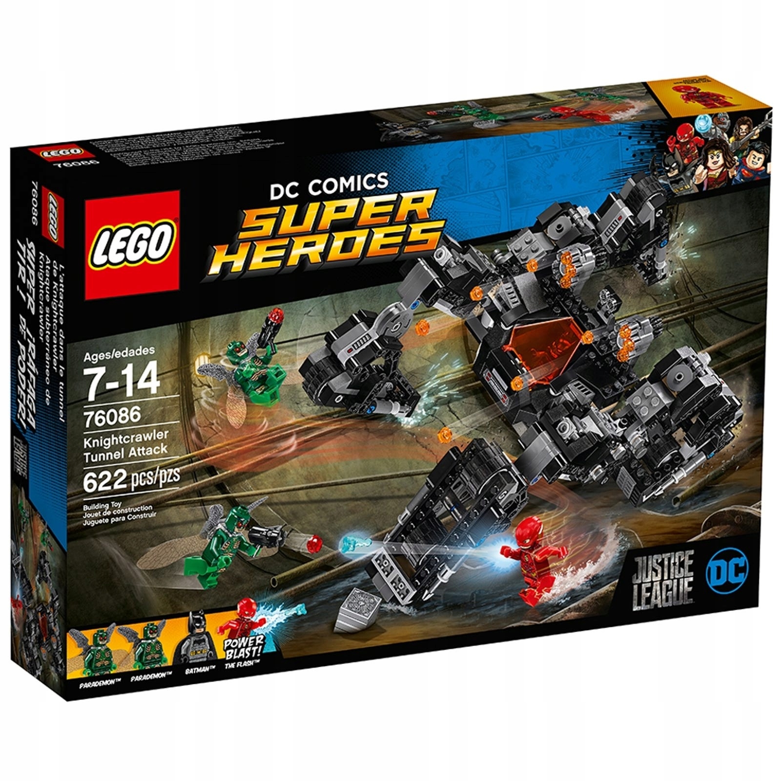 Lego Heroes 76086 Útok Knightcrawleru v tunelu Nové