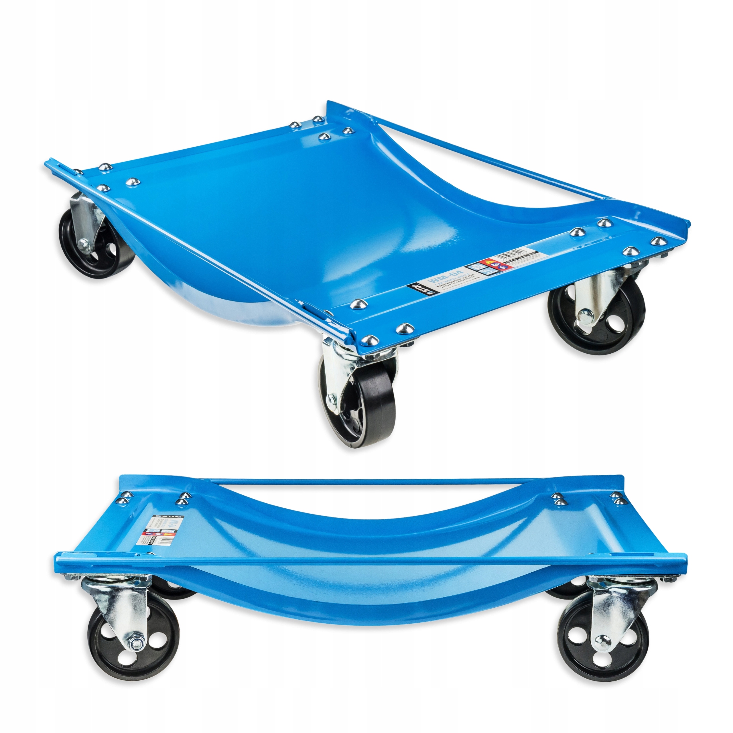 Vozíky Rolky 2x 500 kg Přepravní Dílenský Servisní Vozík Pod Kola Automobilu