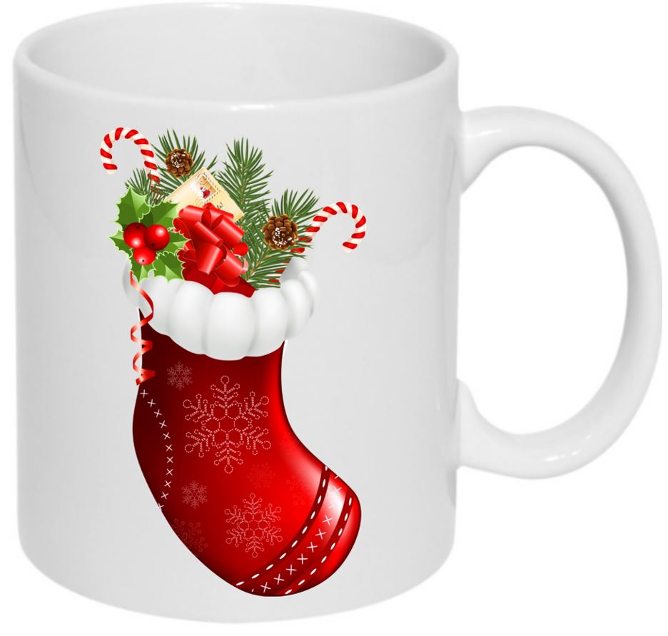 KUBEK PREZENT ŚWIĘTA WIGILIA MIKOŁAJ SKARPETA