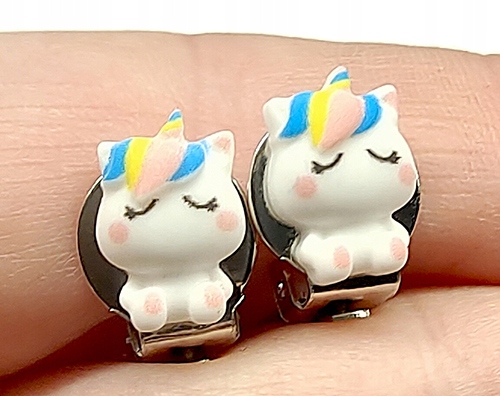 Klipsy dla dziewczynki jednorożce