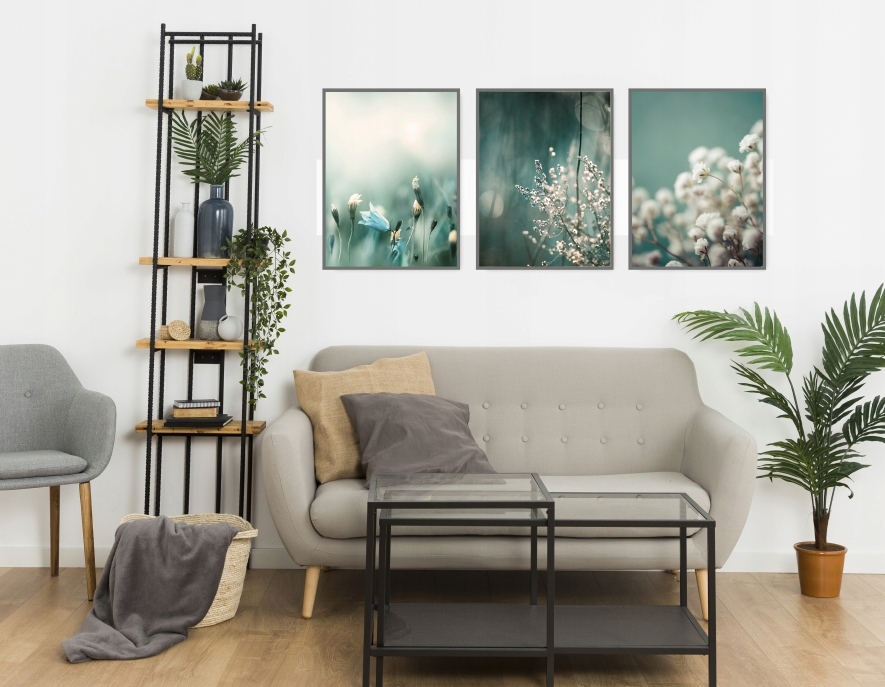 BOHO zestaw 3 obrazy A2 59,4x42 NATURA plakat #222 Nazwa boho