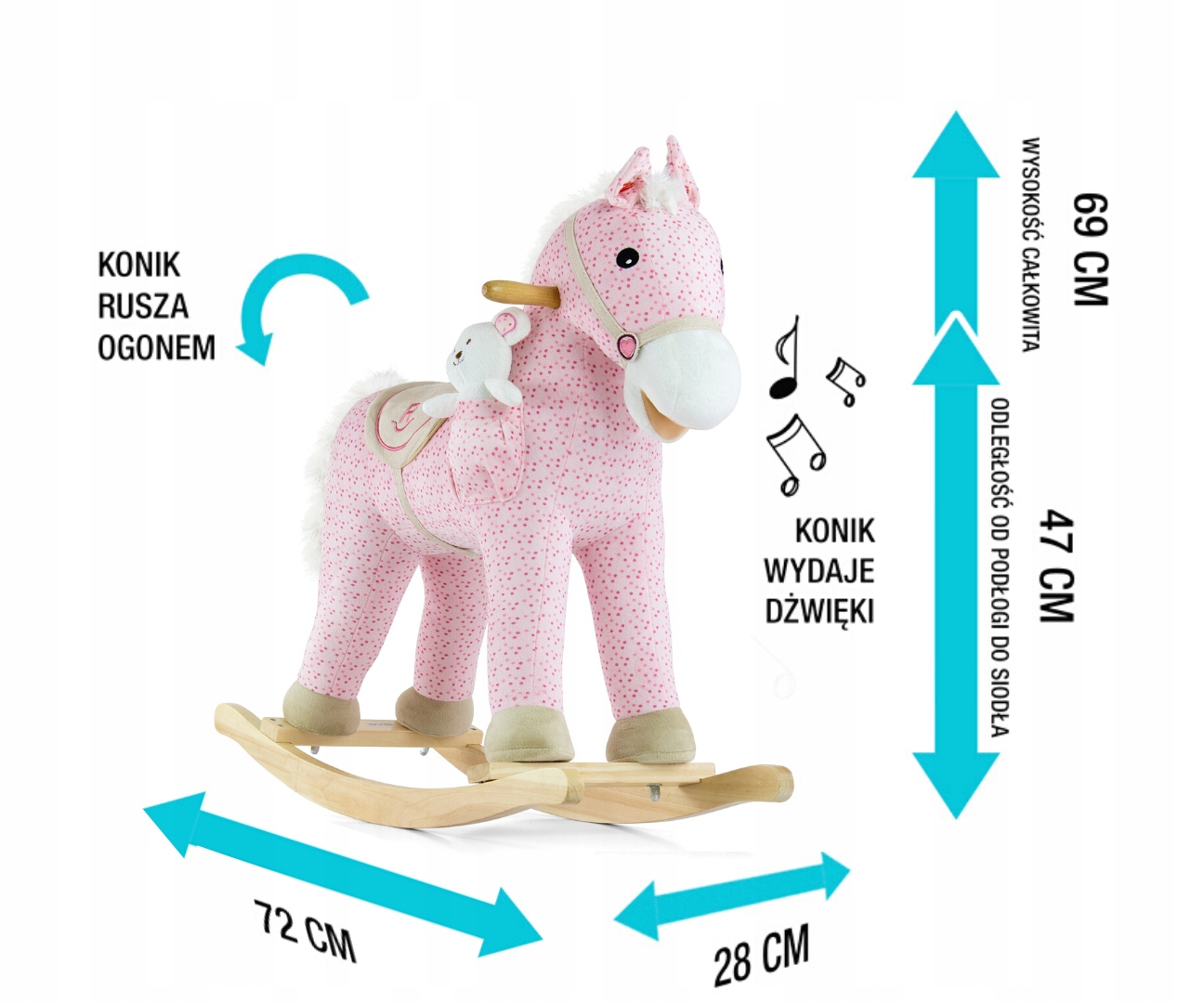 Koń Pony Pink Bohater brak