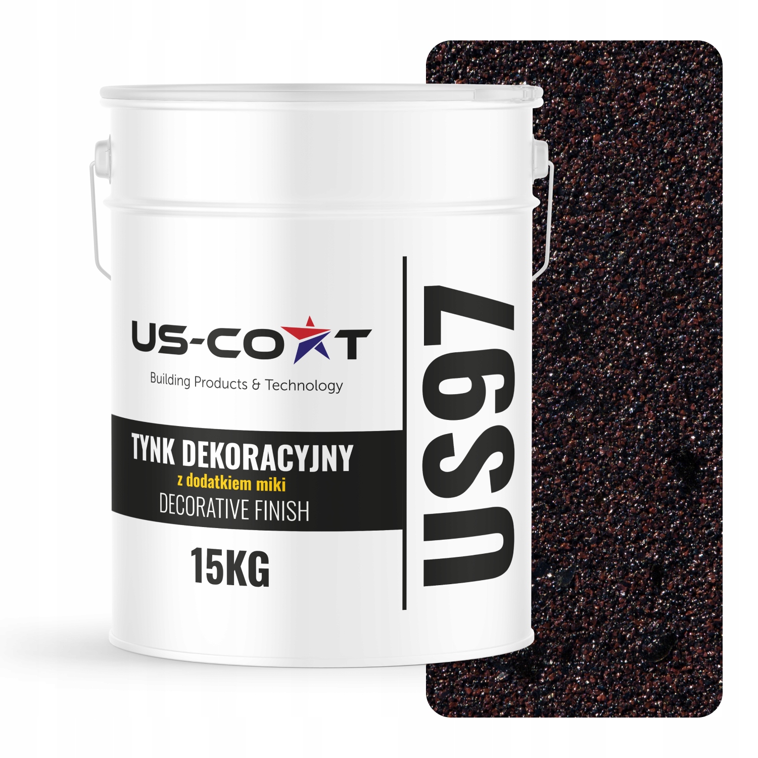 Mozaiková Omítka Jemnozrnná Univerzální Se Třpytkami 15 Kg Barva D825