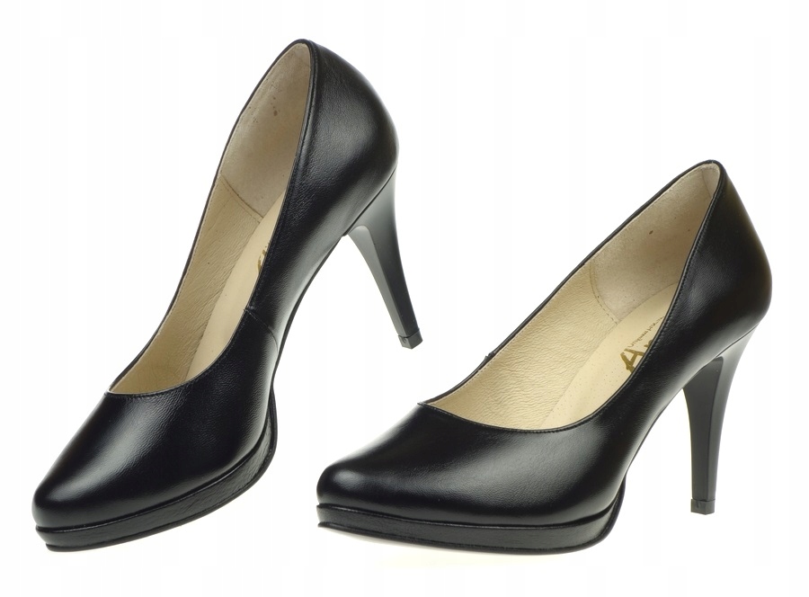 Černé lodičky Anna Špendlíky na platformě 35