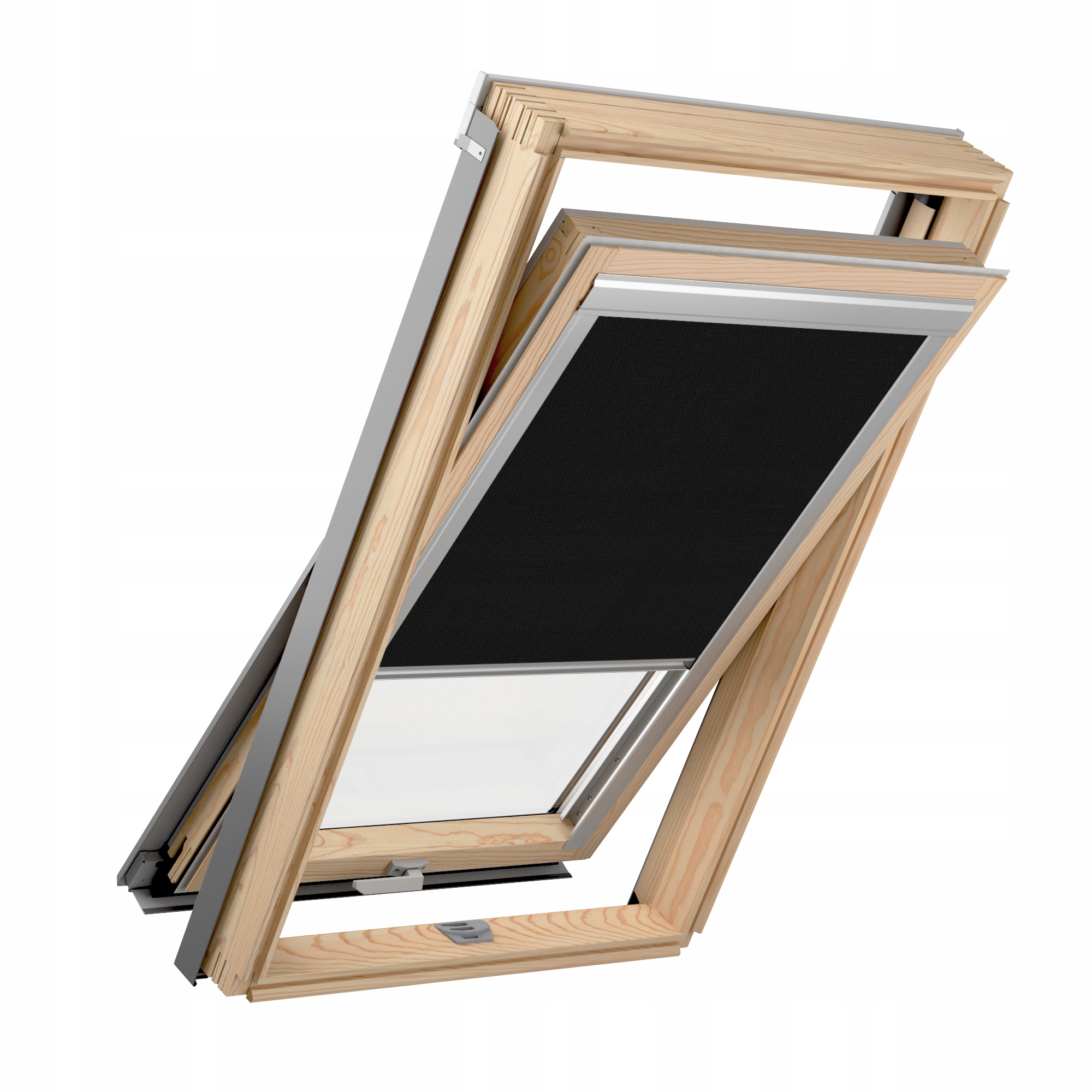 Roleta Termo na okná RoofLITE+ Dakstra Dakea Velux Fakro 78x140 M8A čierna