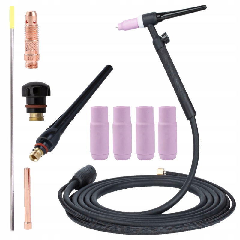 Uchwyt spawalniczy Tig Lift z zaworkiem 17V Wtyk Mały SK25 9mm