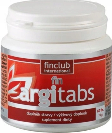 Finclub Argitabs aminokyselina L arginin 60 tablet Fin