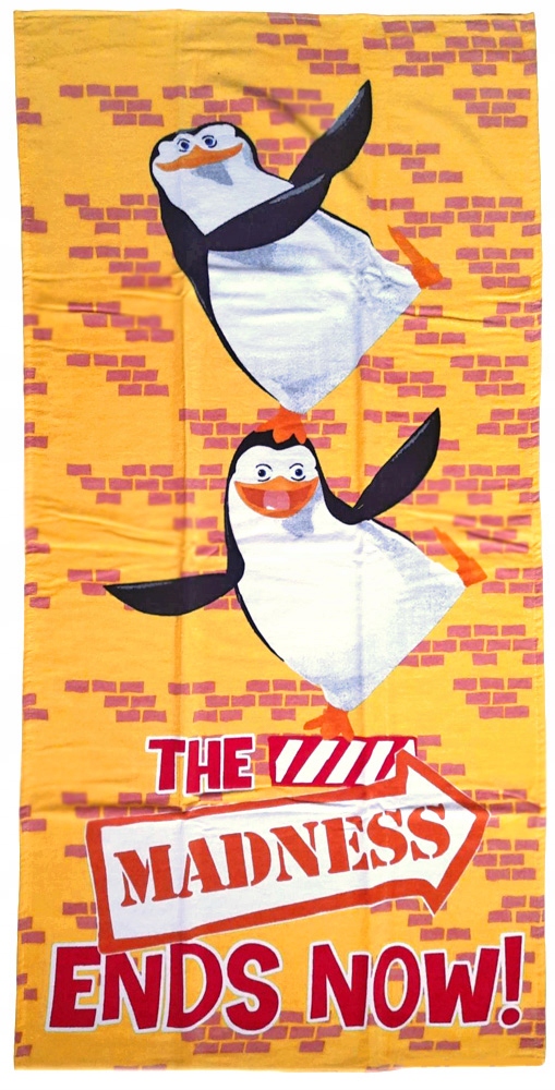 

Ręcznik plażowy Madagaskar Pingwiny 150x75cm