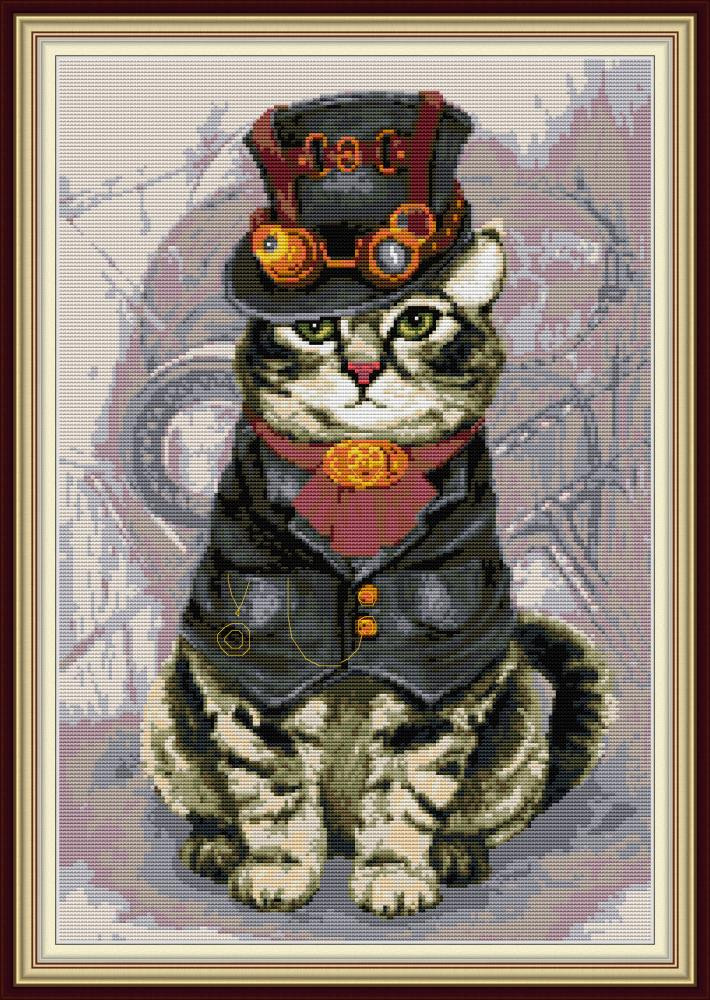 Křížková výšivka počítaná sada (kanva, mulina)