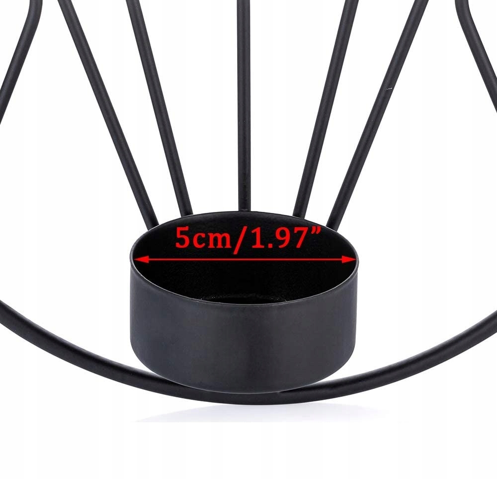 ŚWIECZNIKI ŚCIENNE ZESTAW METALOWE NA ŚCIANĘ LOFT Marka inna