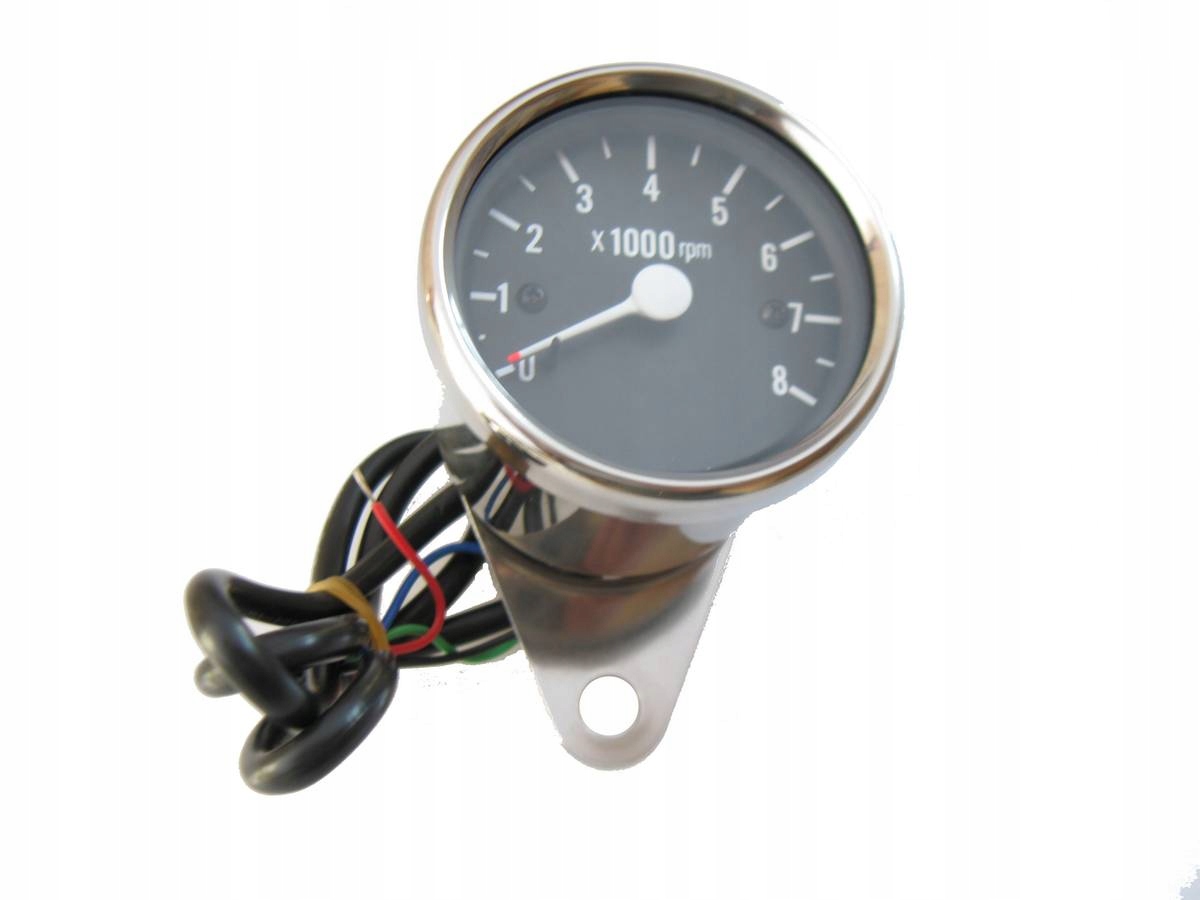 OB-8C - ТАХОМЕТР С ЧЕРНЫМ ЦИФЕРБЛАТОМ - 8 ТЫС. - С ПОДСВЕТКОЙ