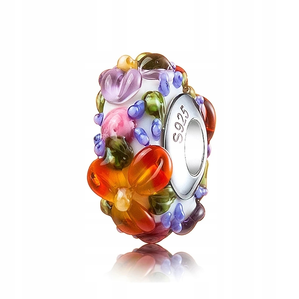 

Charms Kwieciste Murano art Style do Pandora S925