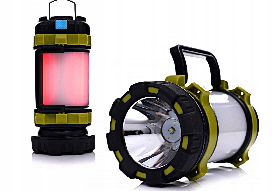 LAMPA TURYSTYCZNA KEMPINGOWA LED BIWAK POWERBANK Zasilanie akumulatorowe
