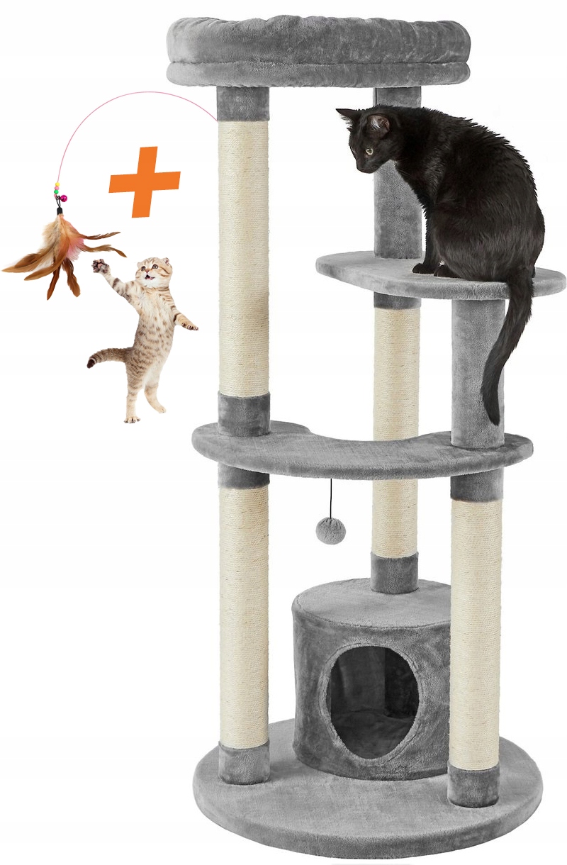 Levně Drapak Pro Kočky Víceúrovňový Strom Věž 150 cm