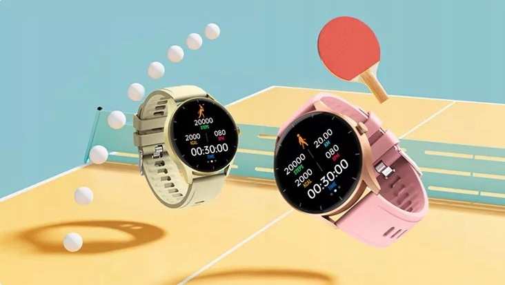 Smartwatch Gravity GT2-1 różowy, super prezent, kroki, pulsometr Model inny