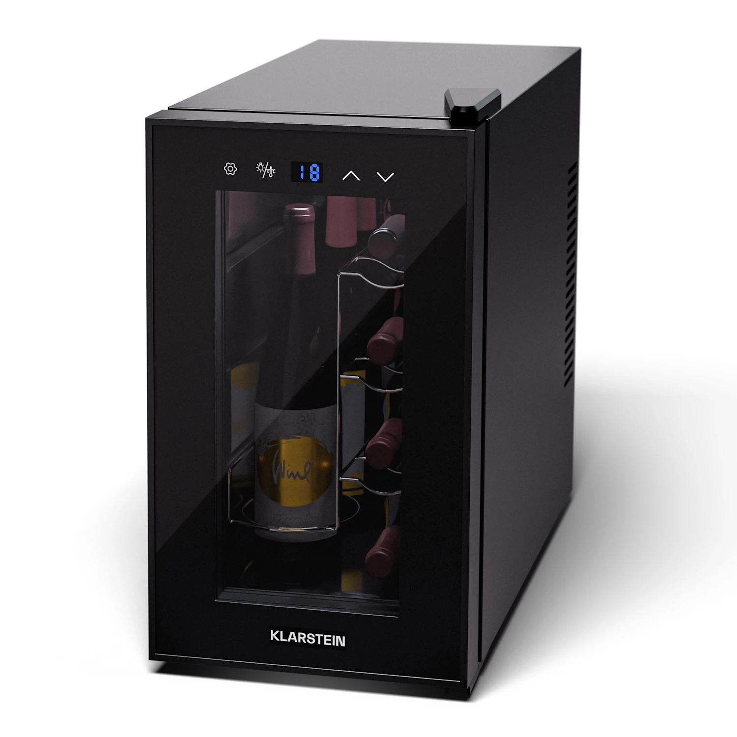 Chłodziarka do wina Klarstein Shiraz 21L 8 butelek 8-18°C dotykowy panel