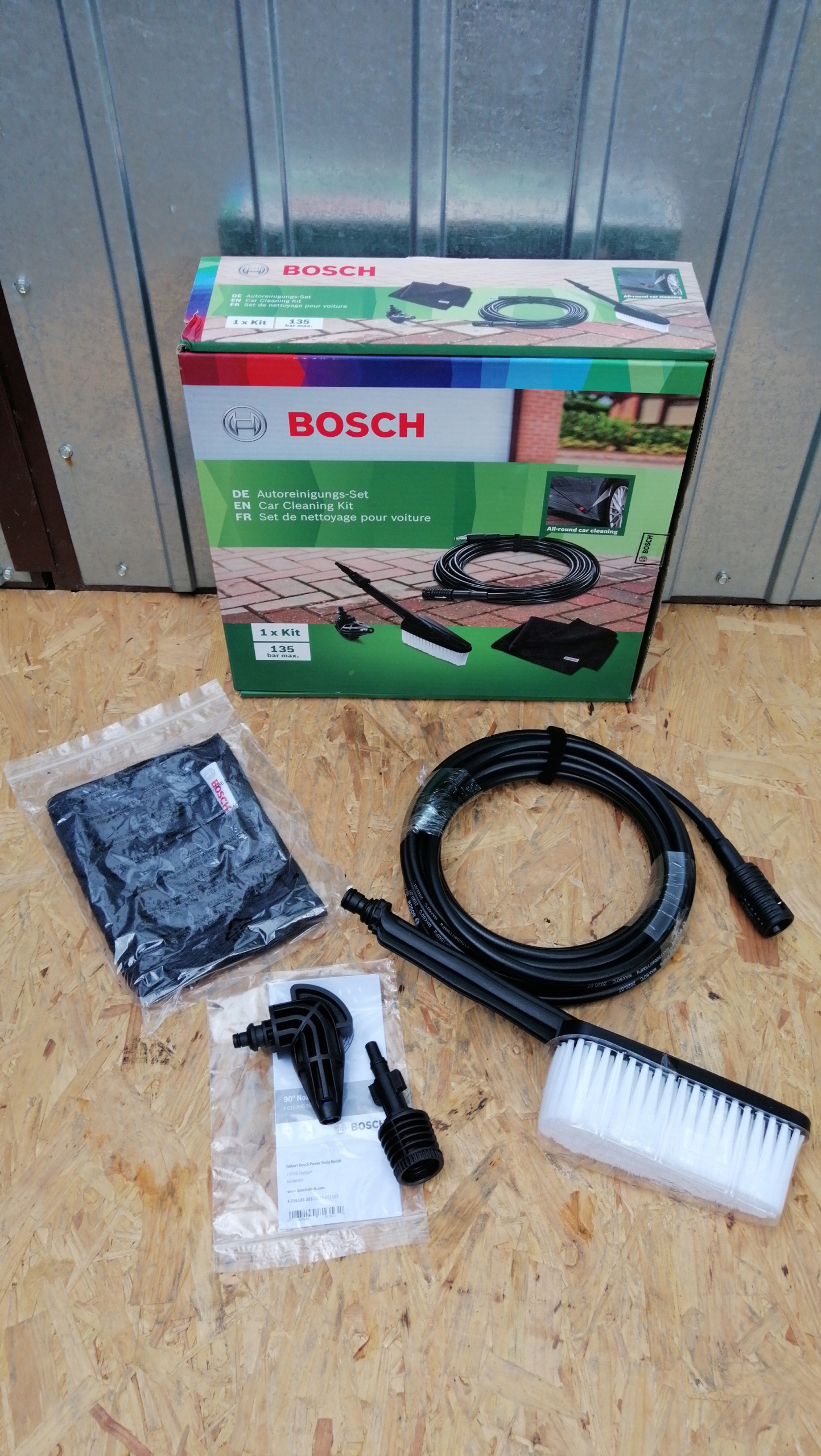 SZCZOTKA DO MYCIA SAMOCHODÓW BOSCH F016800572 Typ zestaw osprzętu