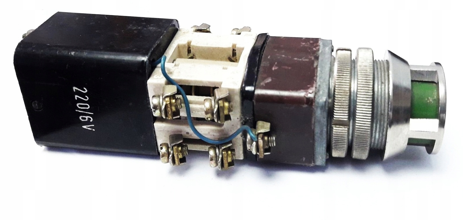 PRZYCISK STEROWNICZY PODŚWIETLANY Z SAMOPOWROTEM