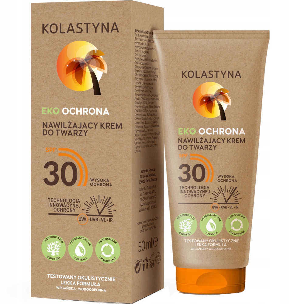 

Kolastyna Eko Ochrona krem do twarzy Spf 30 50 ml