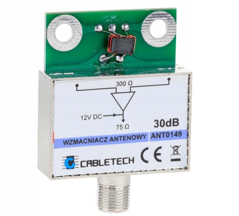 WZMACNIACZ DVB-T2 mocny 30dB WSZYSTKIE MUXY