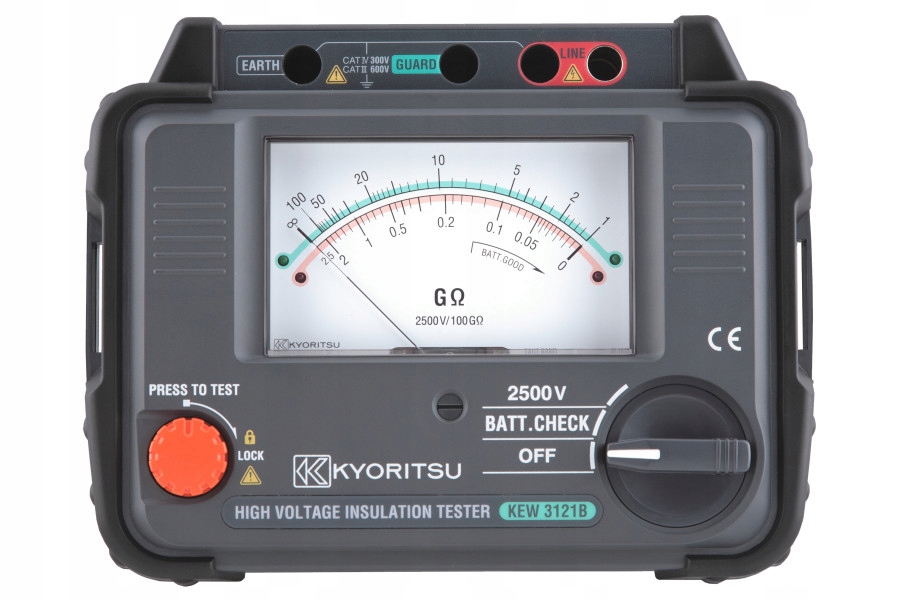 Аналоговый измеритель сопротивления Kyoritsu KEW3121B