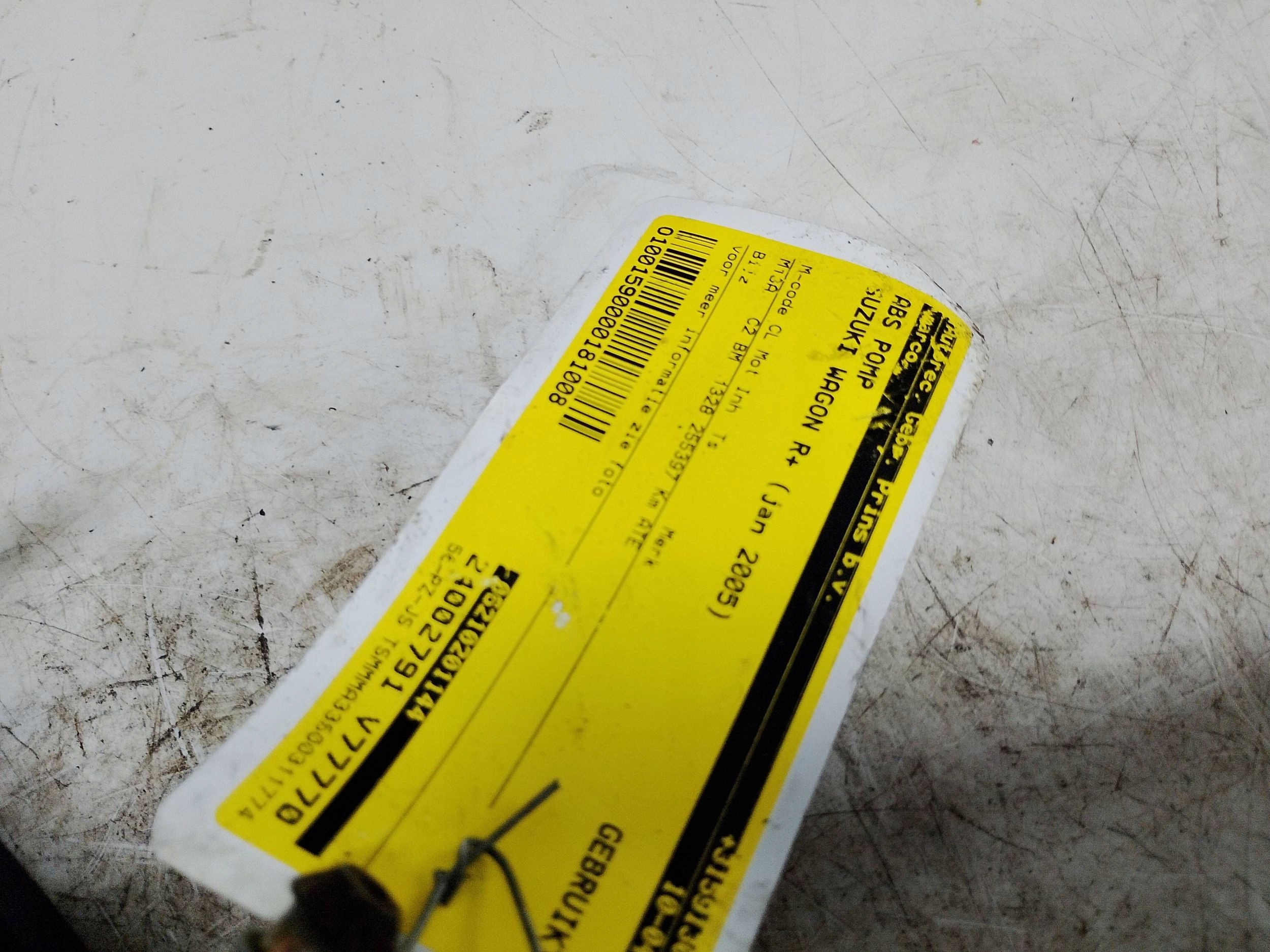 suzuki WAGON R+ насос ABS 06.2102-0114.4 европа