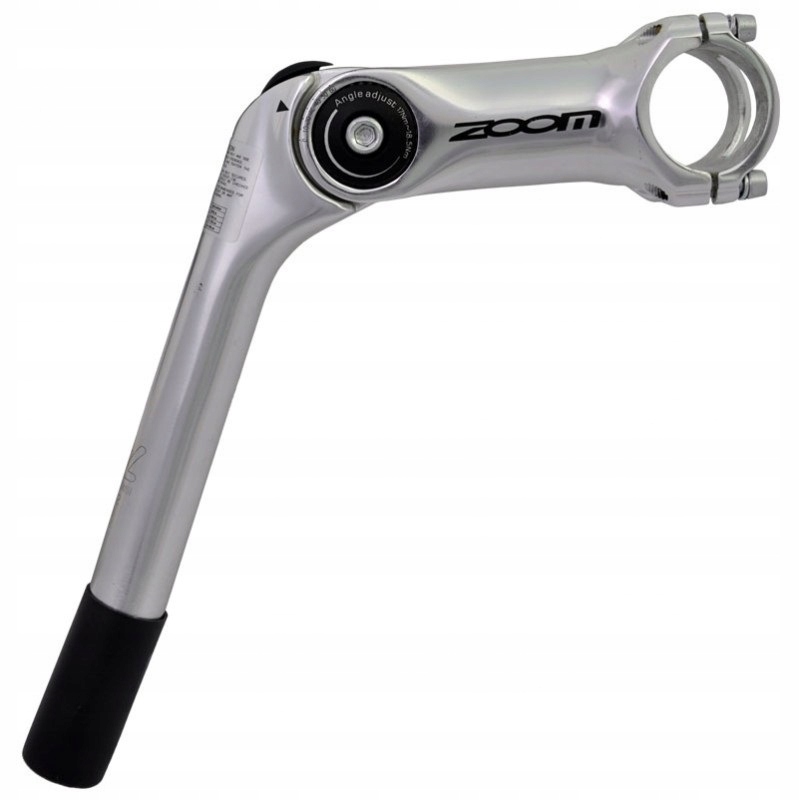 wspornik kierownicy Zoom reg 22,2/31,8 18 cm Srebr
