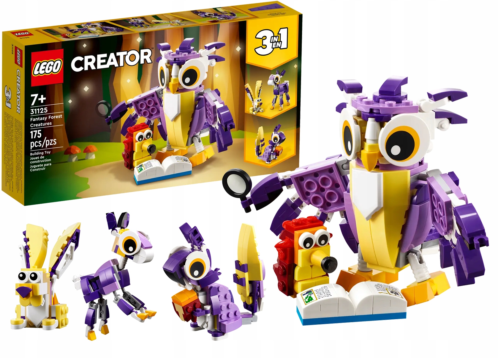 Lego Creator Fantastická lesní stvoření 31125