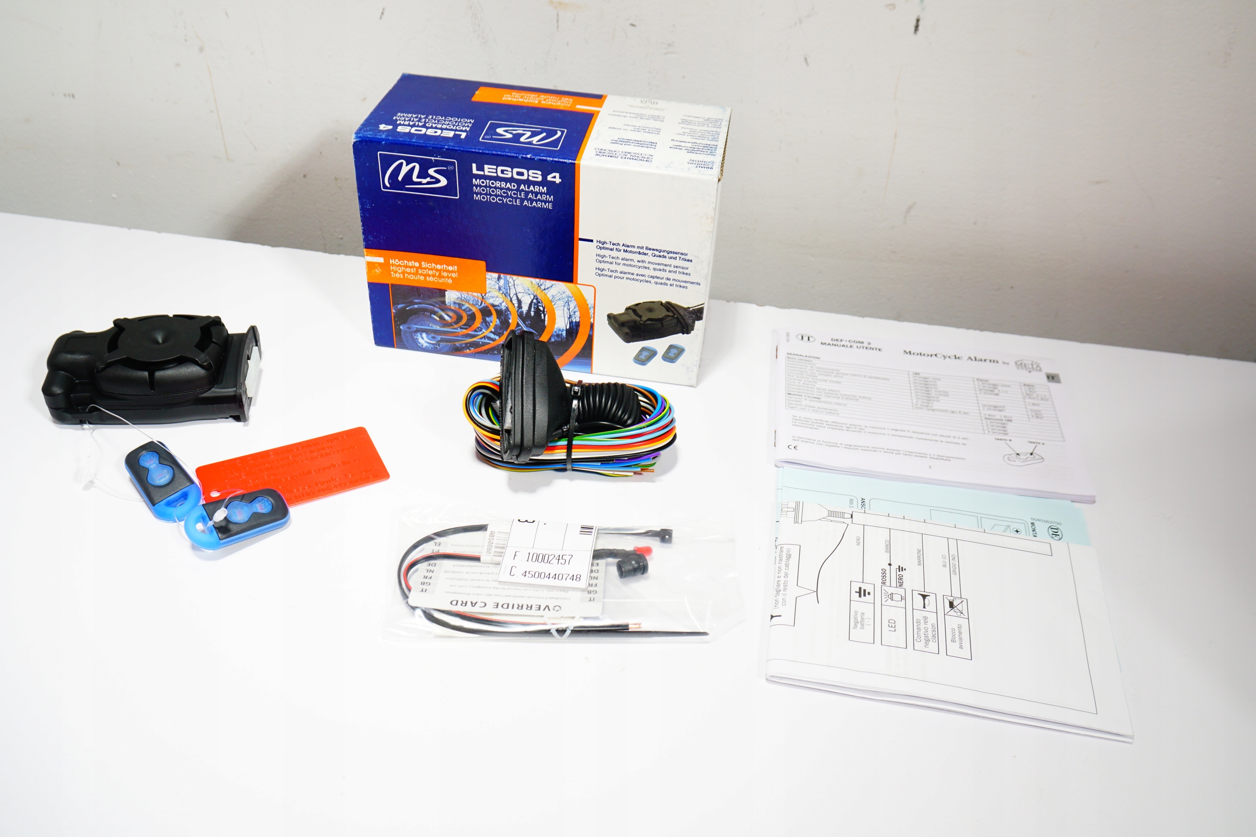 Alarm Motocyklowy M+S Legos 4