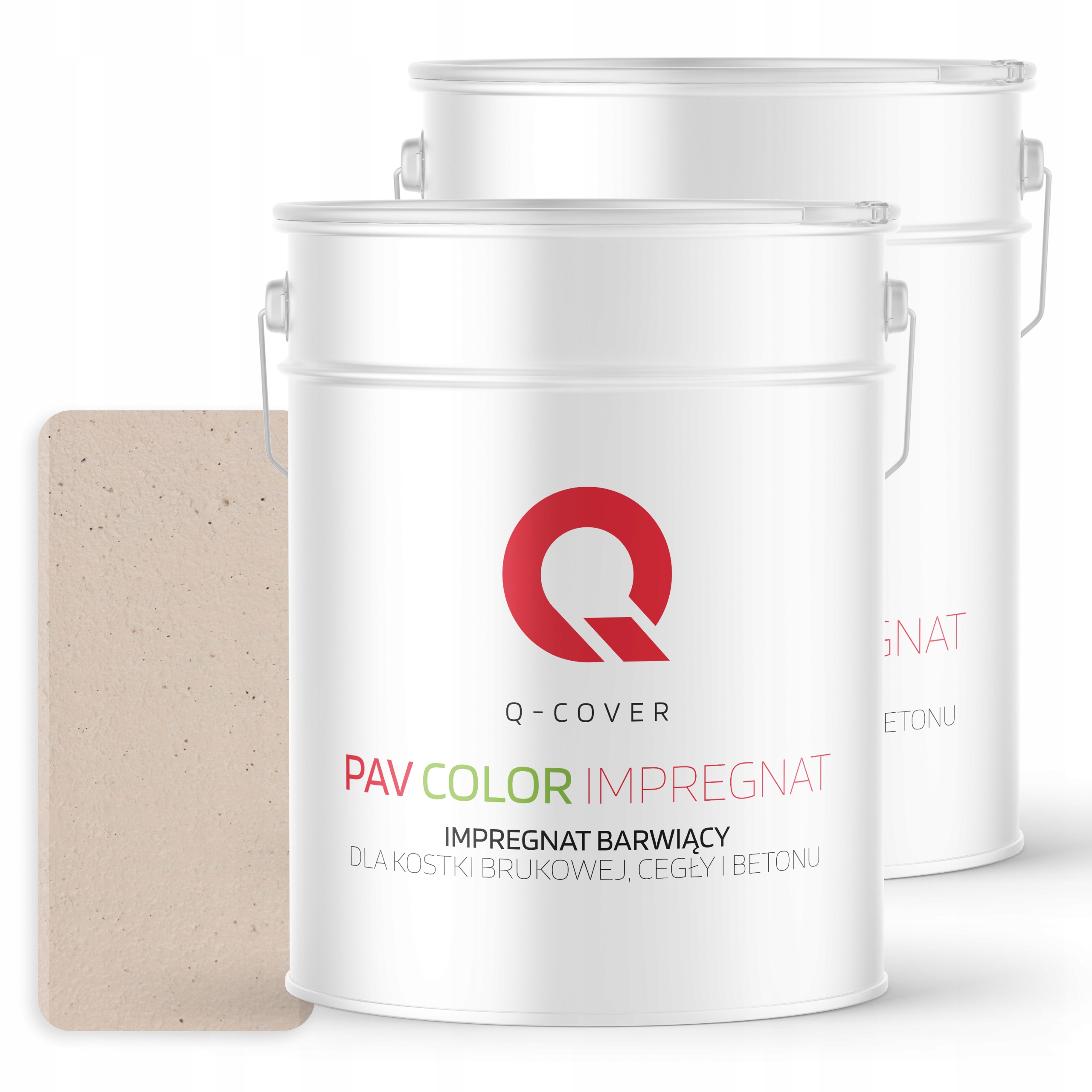 Impregnát Barvící kostka Bruk Mokrý Kámen 10L Barva Krémově béžová