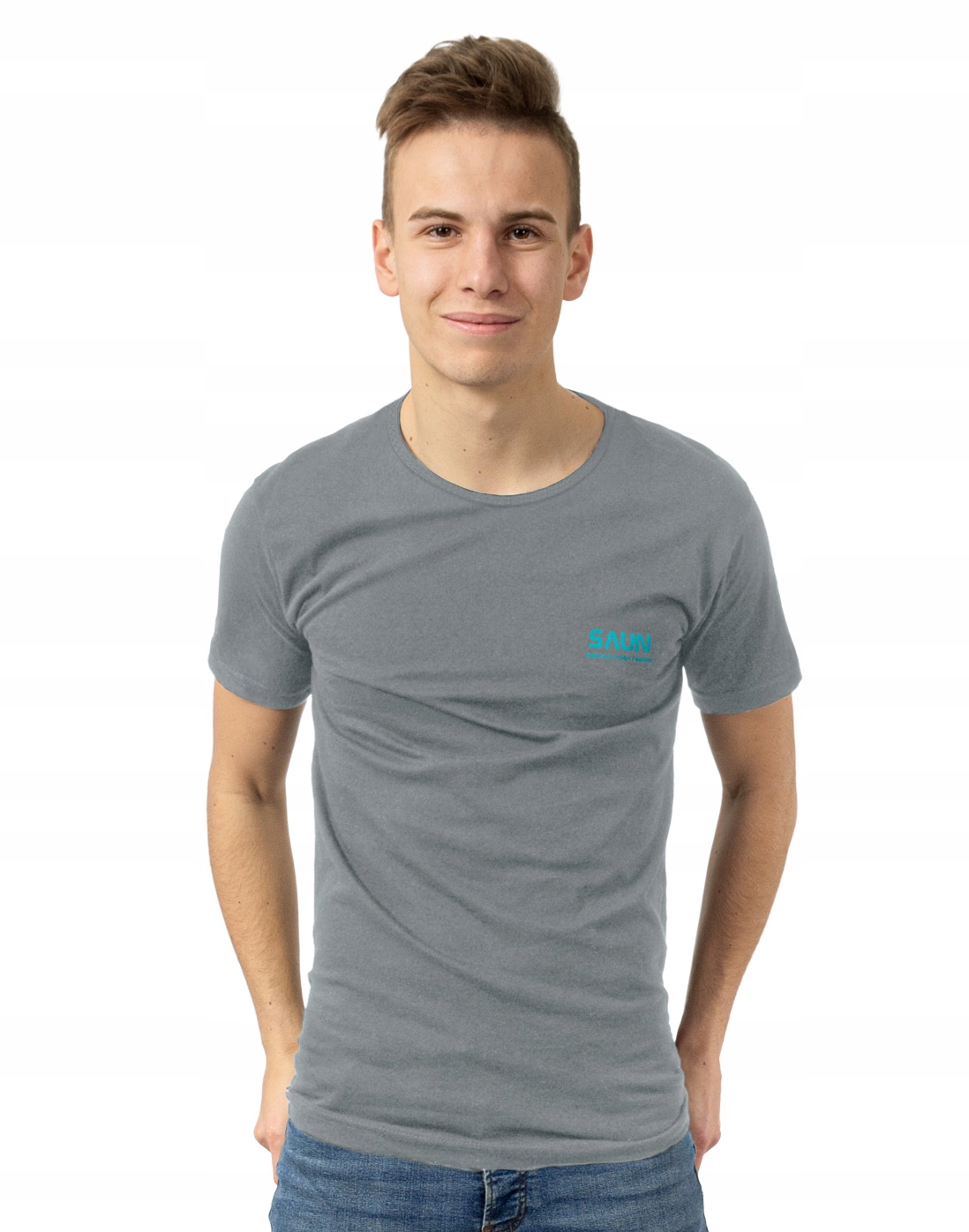 

Duży Podkoszulek Koszulka T-shirt Męski 041-5 4XL