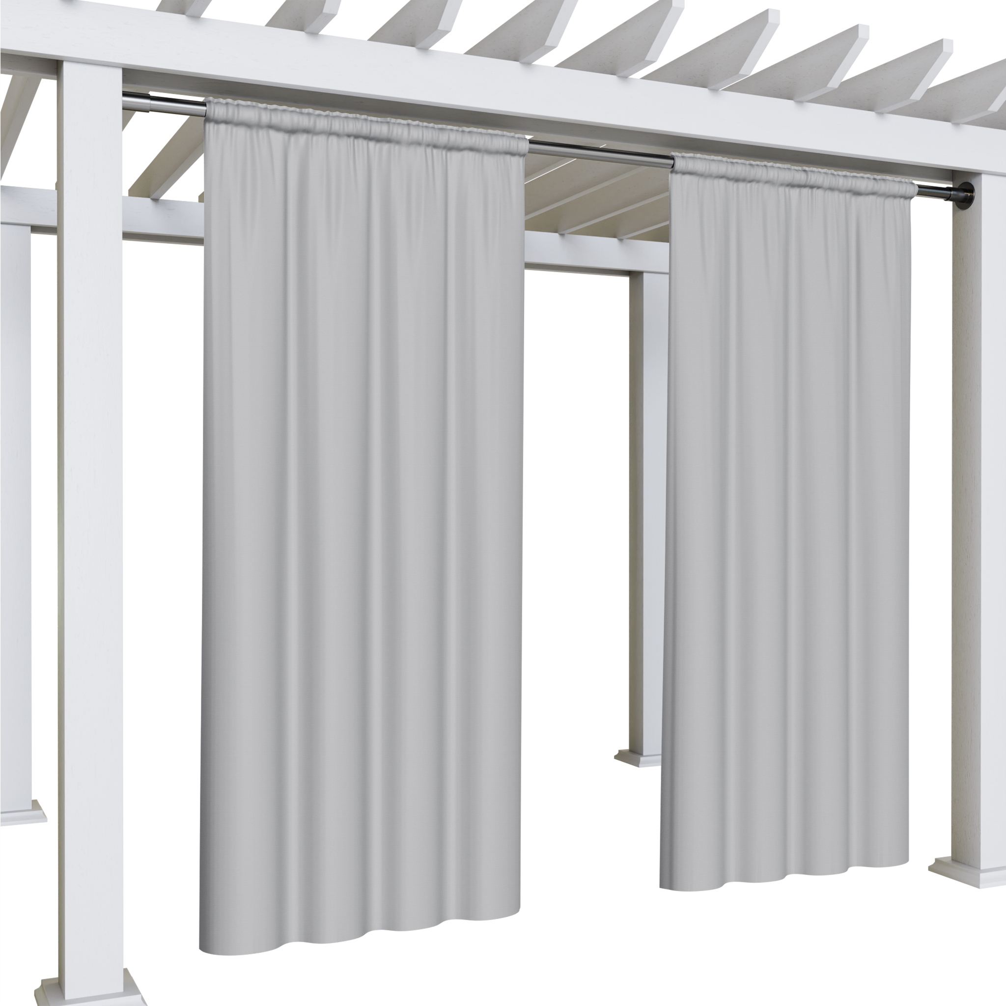 ZASŁONY WODOODPORNE OGRODOWE 155x240 NA TARAS ZASŁONA Z TUNELEM ZEWNĘTRZNA