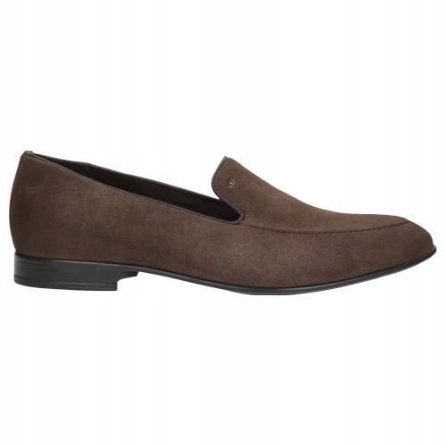 

Buty Wojas Półbuty męskie skóra brązowe r. 45