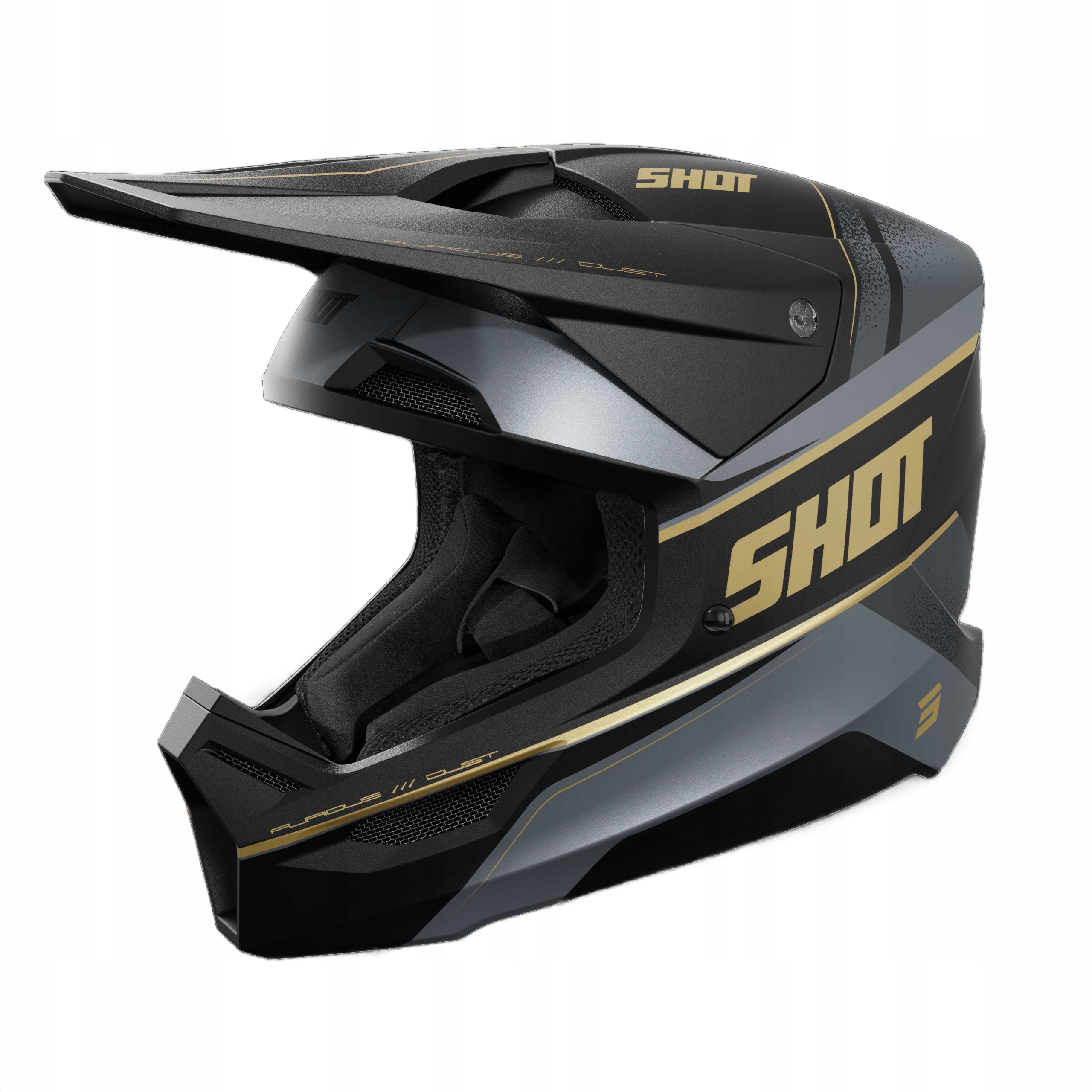 Prilba Na Cross/štvorkolku Shot Furious Dust Gold Matt (XL) A05-21OC-A02-11