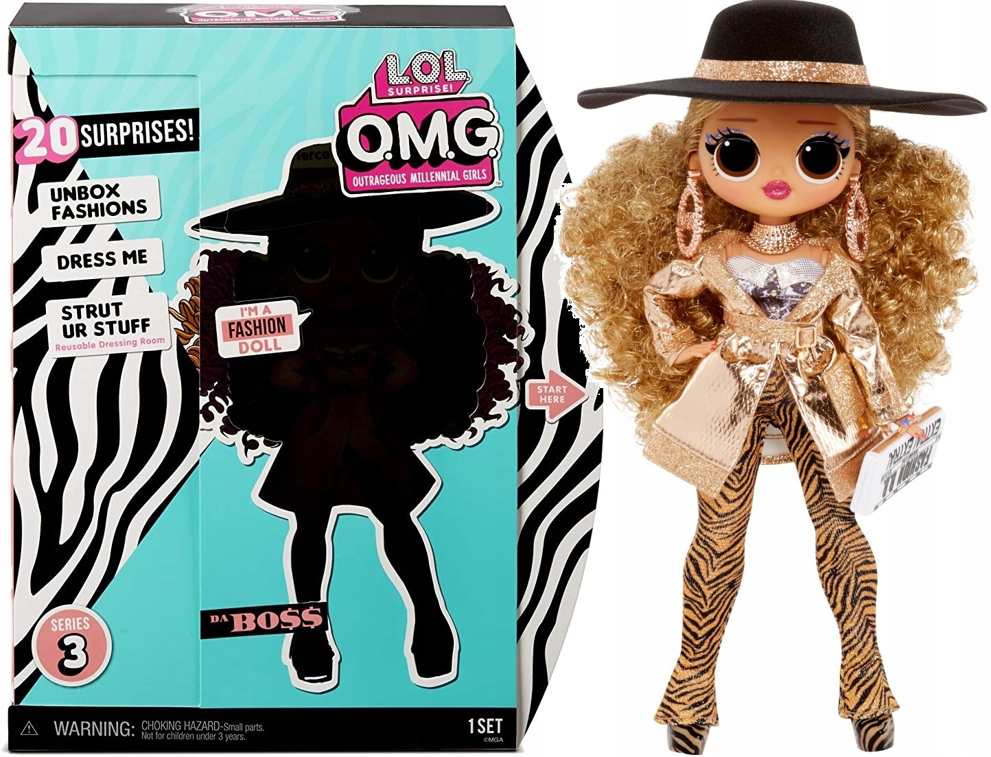 LOL Surprise OMG Da Boss Fashion Doll 567219 seria 3 LOL OMG Series 3