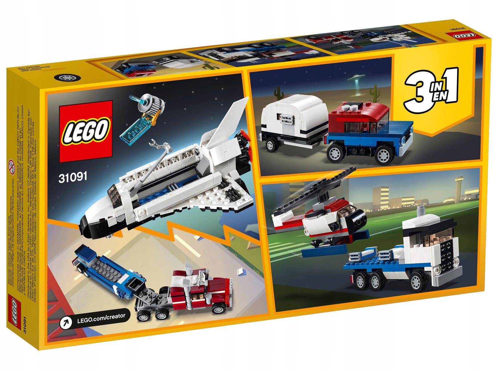 LEGO 31091 Creator 3w1 - Transporter promu Marka LEGO