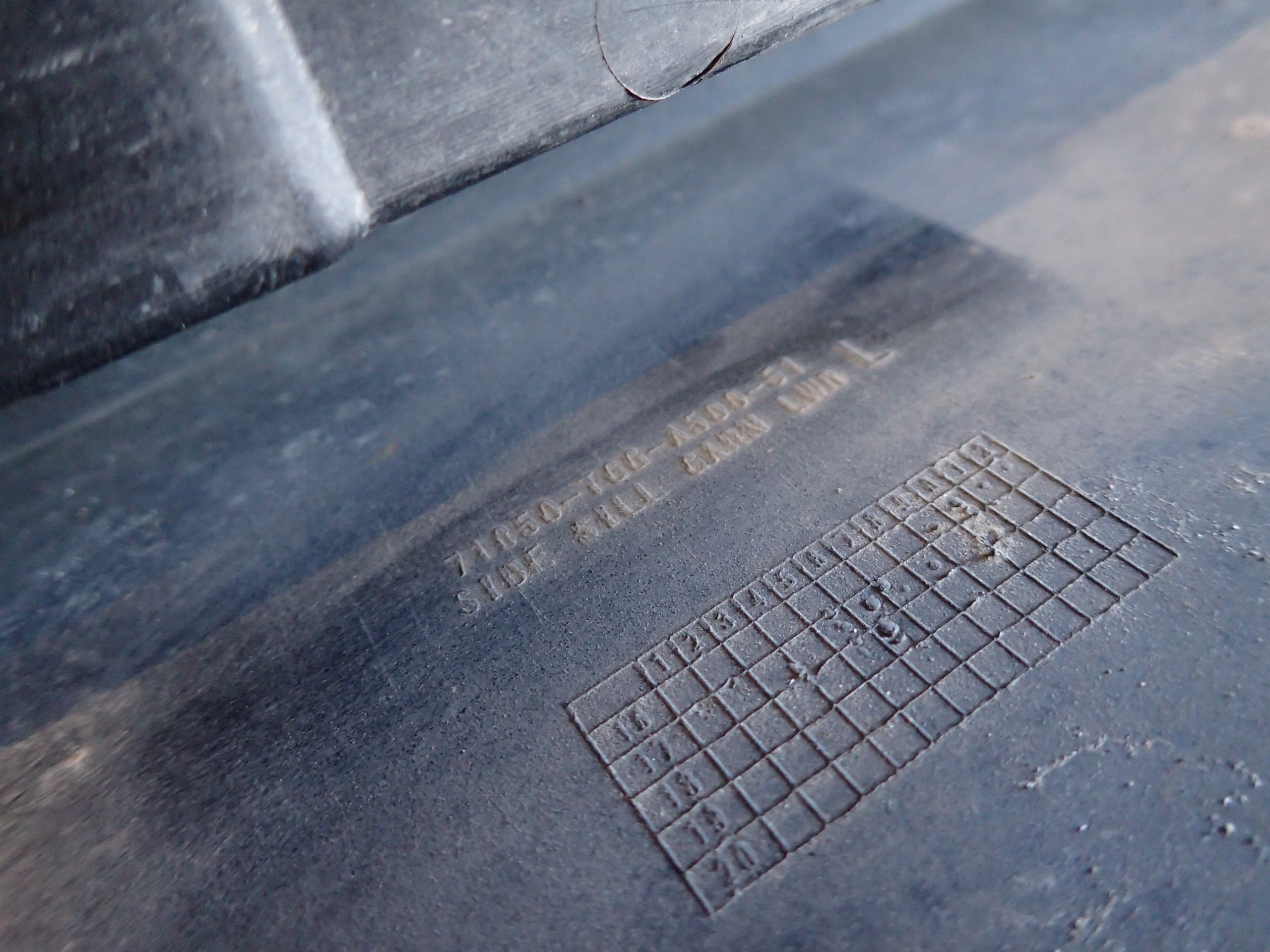 moulding threshold left HONDA CIVIC X 17- SPORT LINE