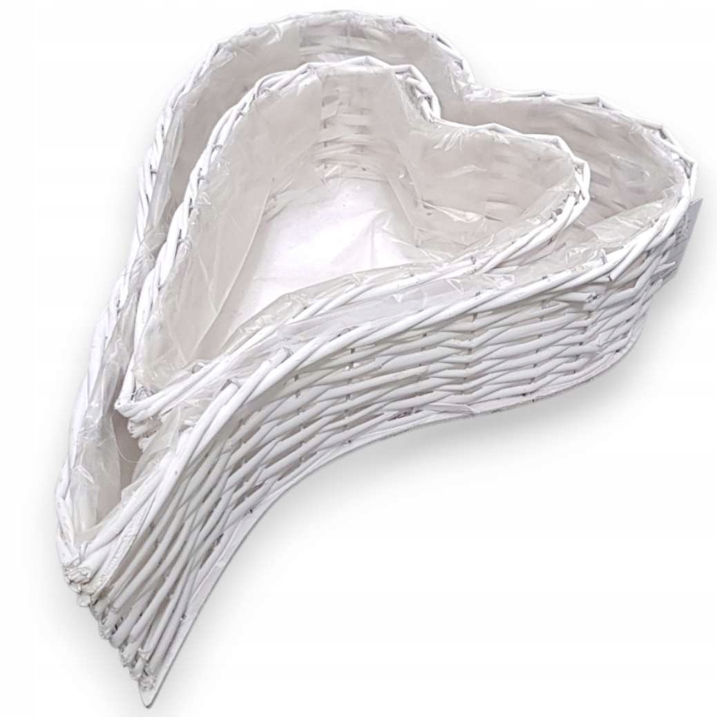 SERCE Z WIKLINY BAZA DO STROIKA Komplet 2 sztuki