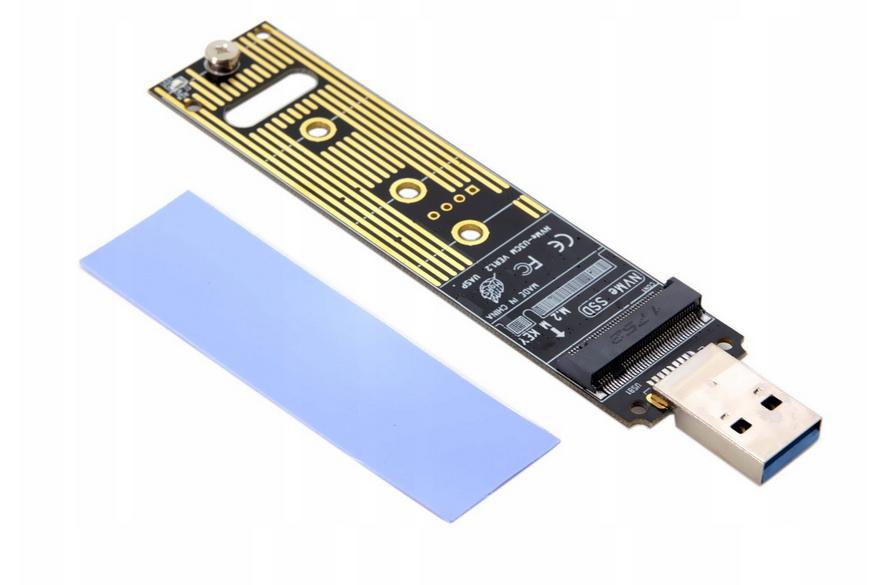 Adapter M.2 NVMe PCIe SSD WulkanCenPL do USB 3.1 10 Gbps
