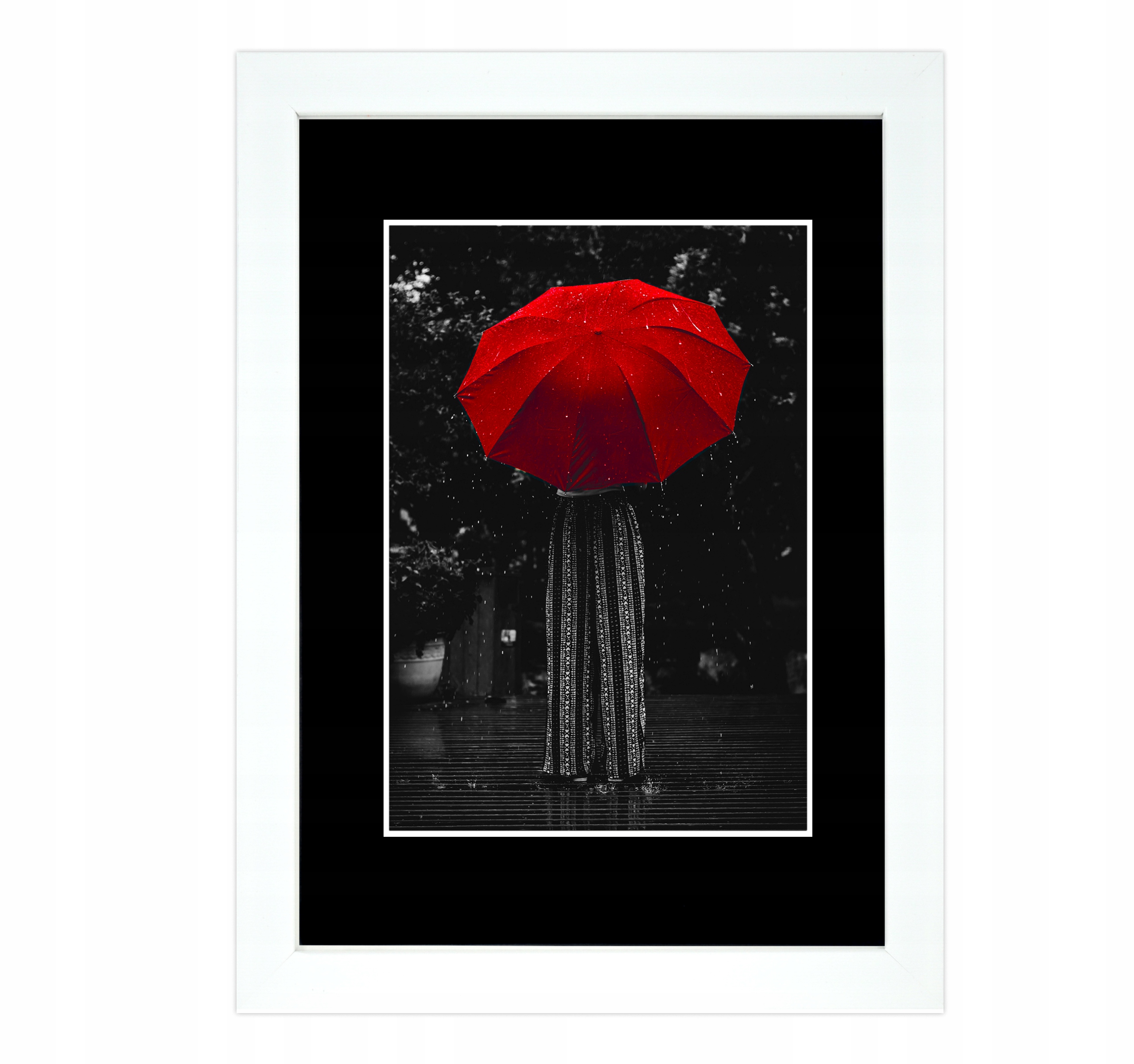 

Ramka nowoczesna z Pass 30x40 biały Grawer