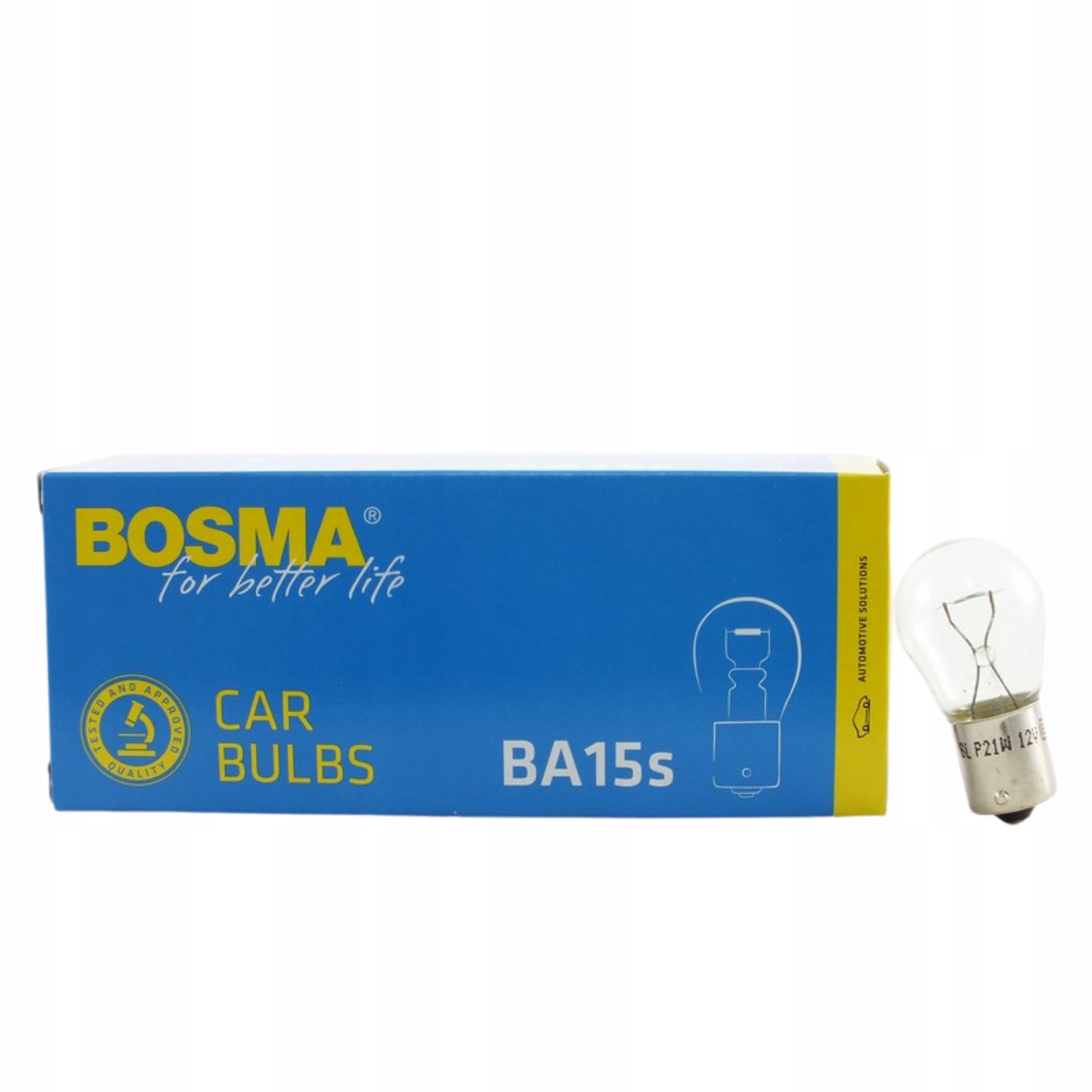 

Bosma Żarówka 12V 21W P21W BA15s 25x47mm