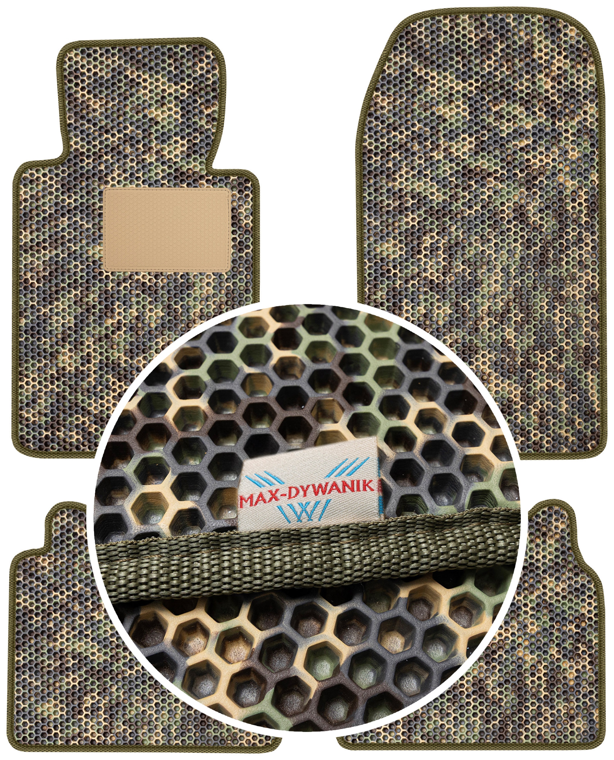 Mercedes E-Class W124 1984-1997 Gumové rohože do auta Eva Moro