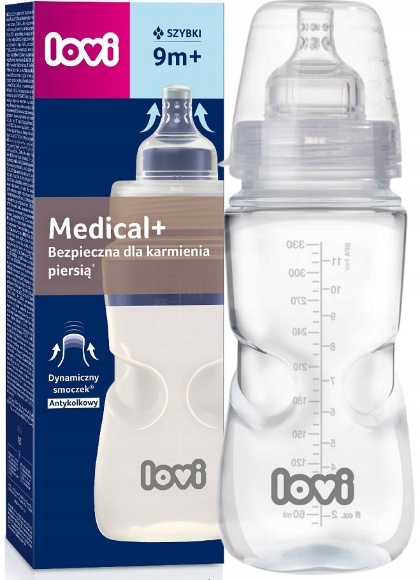 Lovi медицинская бутылка 330ml соска 9M 21/561