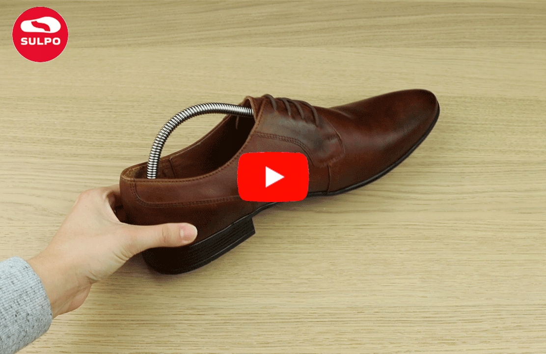 Prawidła do butów plastikowe elastyczne brązowe przeciw zagnieceniom 41-46 Rozmiar zakresowy 41-46