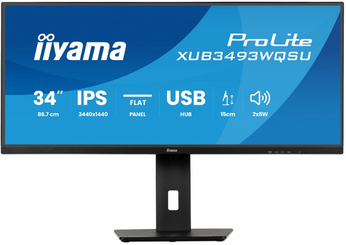 Monitor ProLite 34 cale XUB3493WQSU-B6 120Hz,1000:1,1ms, Usb HUBx4, 2x5W,