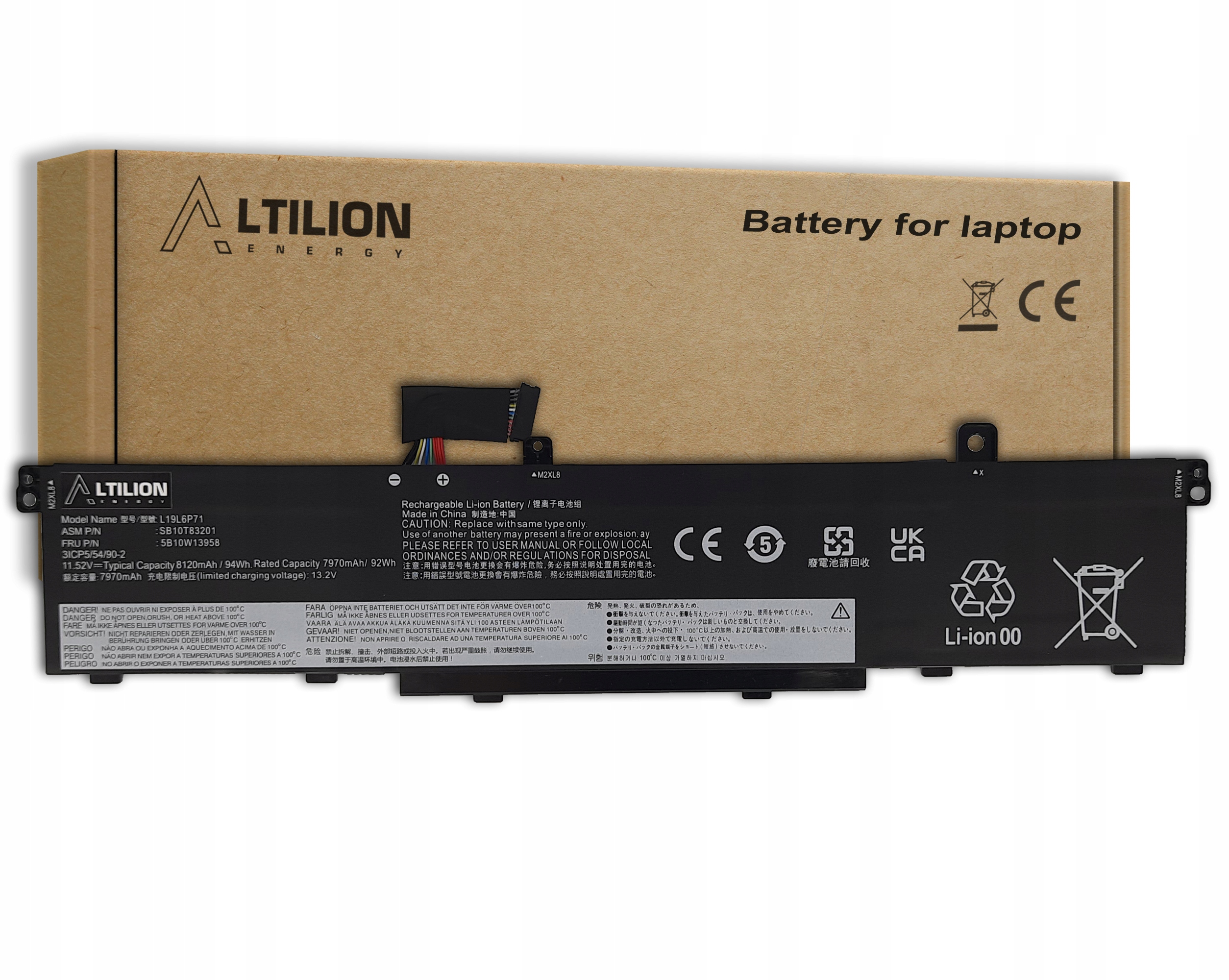 Batéria Altilion Energy L19L6P71 kompatibilná s Lenovo