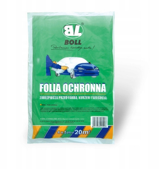 Folia malarska 4x5m 20m2 BOLL CIENKA