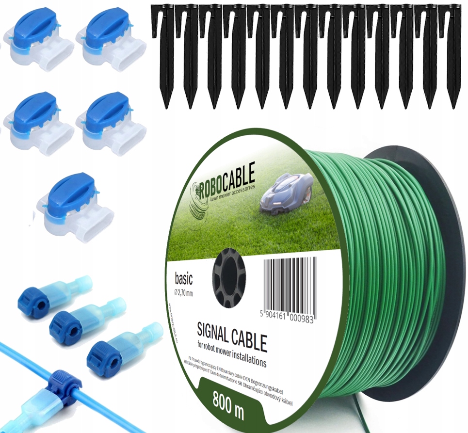 Kábel Obmedzovací kábel pre robotickú kosačku Sada 800 m Špendlíky Robocable